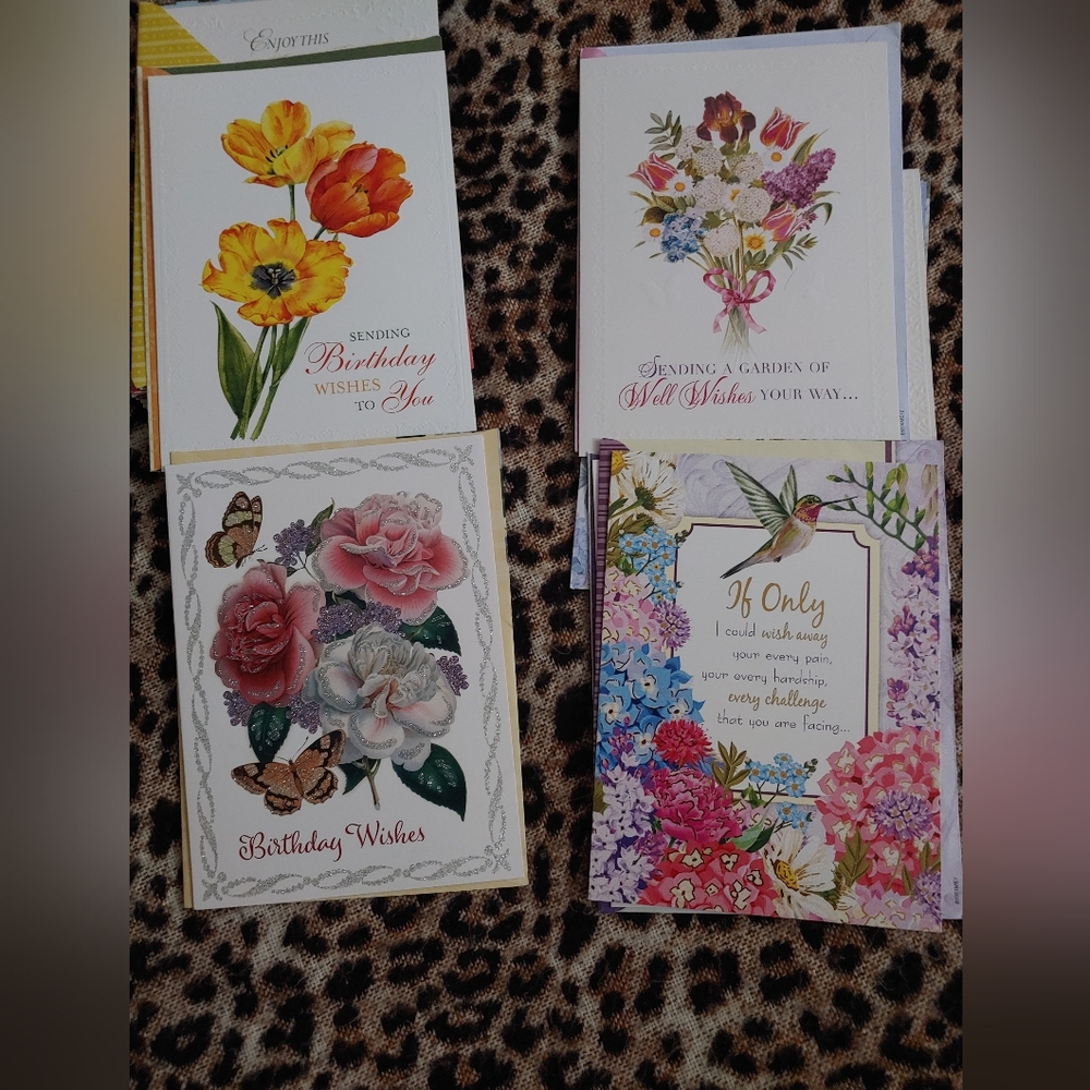 Assorted Greeting Cards With Matching Envelopes - 20 Cards